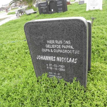 ? Johannes Nicolaas 1921-2004