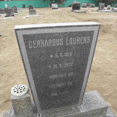 ? Gerhardus Lourens 1915-1972