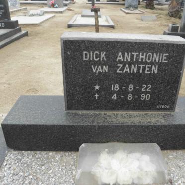 ZANTEN Dick Anthonie, van 1922-1990