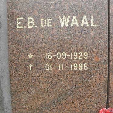 WAAL E.B., de 1929-1996