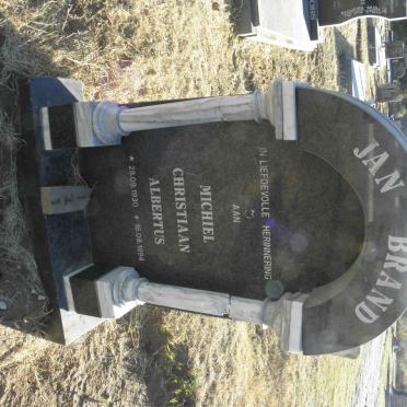 BRAND Michiel Christiaan Albertus 1930-1994