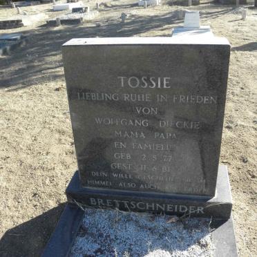 BRETTSCHNEIDER Tossie 1977-1981