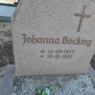 BÖCKING Johanna 1913-1992