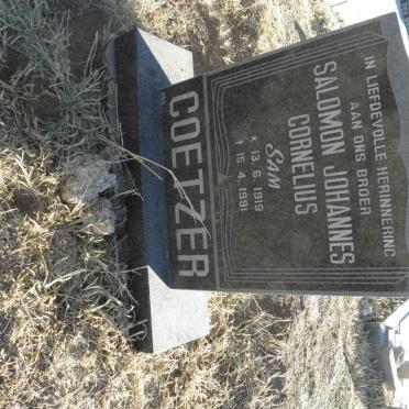 COETZER Salomon Johannes Cornelius 1919-1991