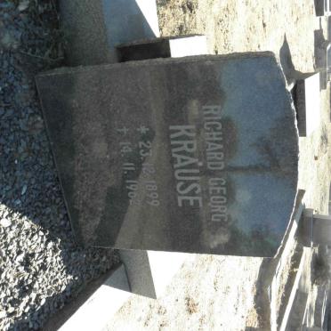 KRAUSE Richard Georg 1899-1962