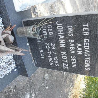 KOTZE Johann 1985-1985