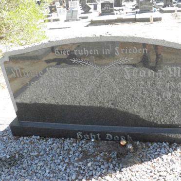 MENG Franz 1897-1976 &amp; Marie 1899-1985