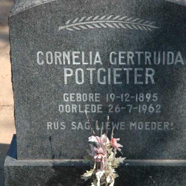 POTGIETER Cornelia Gertruida 1895-1962