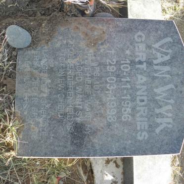 WYK Gert Andries, van 1956-1998