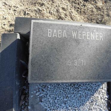 WEPENER Baba -1971