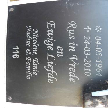 CILLIERS P.C. 1964-2010