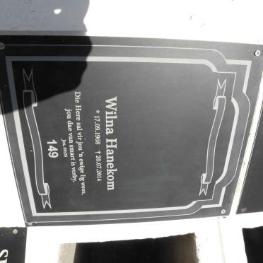 HANEKOM Wilna 1968-2014