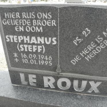 ROUX Stephanus, le 1946-1995