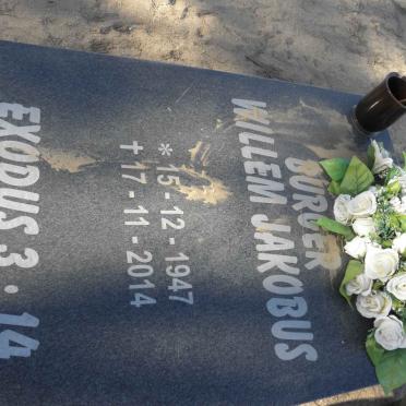 BURGER Willem Jakobus 1947-2014