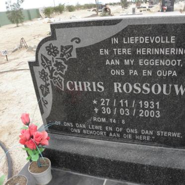 ROSSOUW Chris 1931-2003