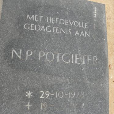 POTGIETER N.P. 1928-1989
