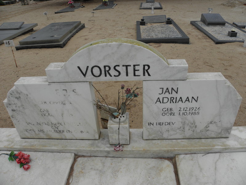 VORSTER Jan Adriaan 1926-1988 &amp; F.J.S. OPPERMAN 1933-1995