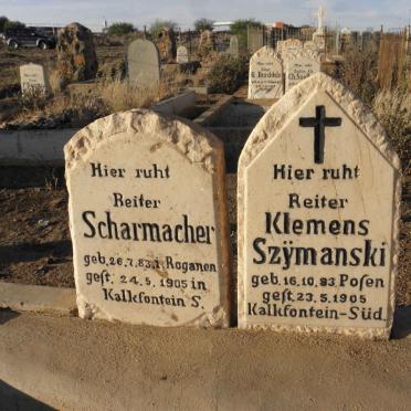 SCHARMACHER 1883-1905 :: SZYMANSKI Klemens 1883-1905