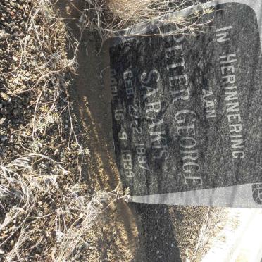 SARAKIS Peter George 1897-1939