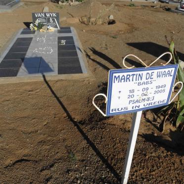 WAAL Martin, de 1949-2005