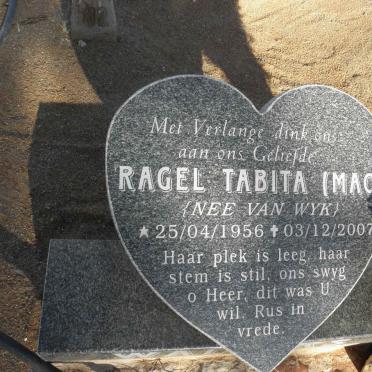 WALTERS Ragel Tabita nee VAN WYK 1956-2007
