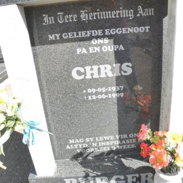 BURGER Chris 1937-1999