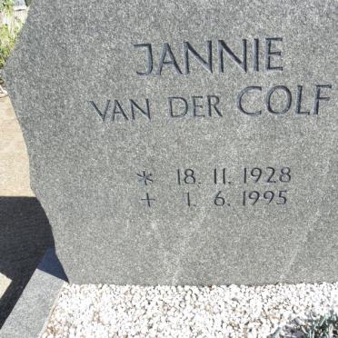 COLF Jannie, van der 1928-1995