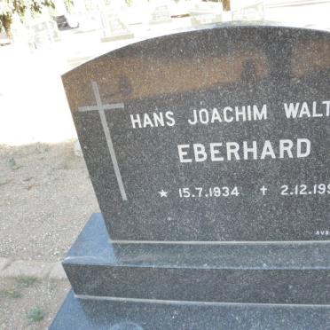 EBERHARD Hans Joachim Walter 1934-1991