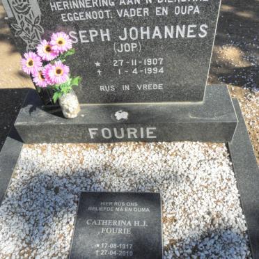 FOURIE Joseph Johannes 1907-1994