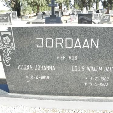 JORDAAN Louis Willem Jacobus 1902-1983 &amp; Helena Johanna 1908-