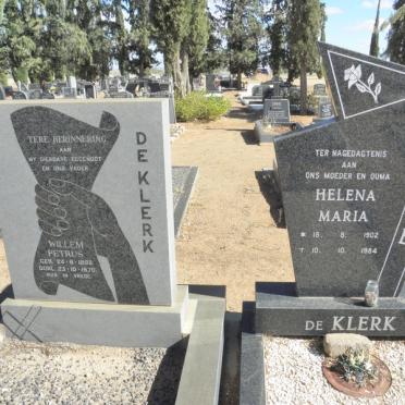 KLERK Willem Petrus, de 1892-1970 &amp; Helena Maria 1902-1984