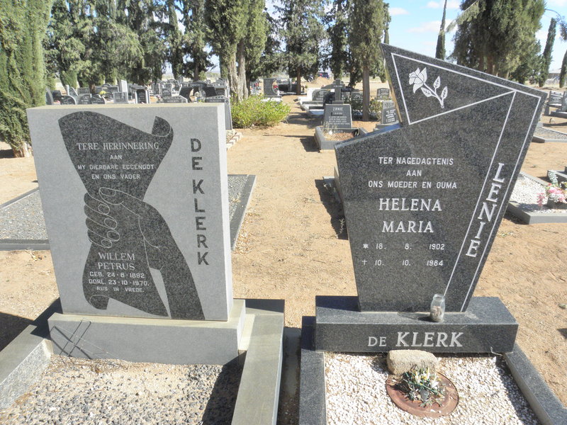 KLERK Willem Petrus, de 1892-1970 &amp; Helena Maria 1902-1984