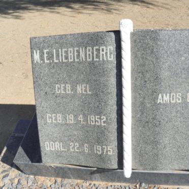 LIEBENBERG M.E. nee NEL 1952-1975