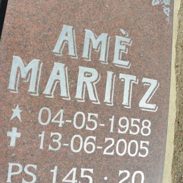 MARITZ Amé 1958-2005