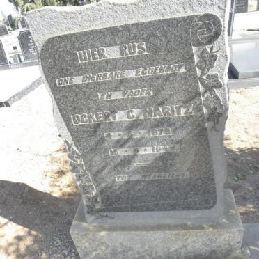 MARITZ Ockert C. 1879-1949