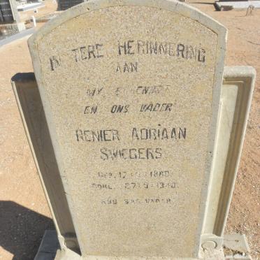 SWIEGERS Renier Adriaan 1880-19?