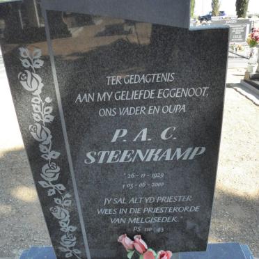 STEENKAMP P.A.C. 1929-2000