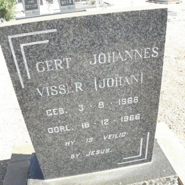 VISSER Gert Johannes 1966-1966