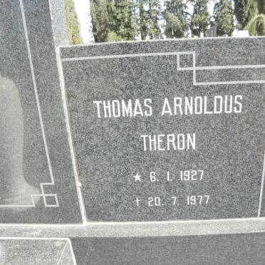 ZYL Thomas Arnoldus Theron, van 1927-1977 &amp; Elsie Maria Claassens 1926-2007