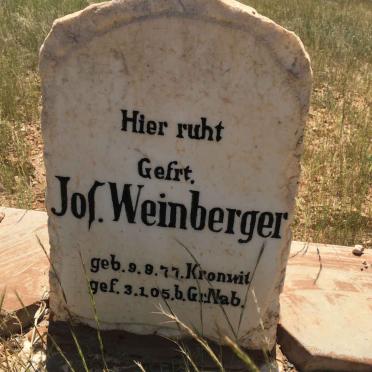 WEINBERGER Jos. 1877-1905