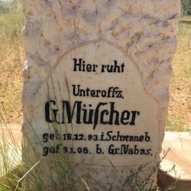 MÜSCHER G. 1883-1905