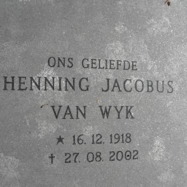 WYK Henning Jacobus, van 1918-2002
