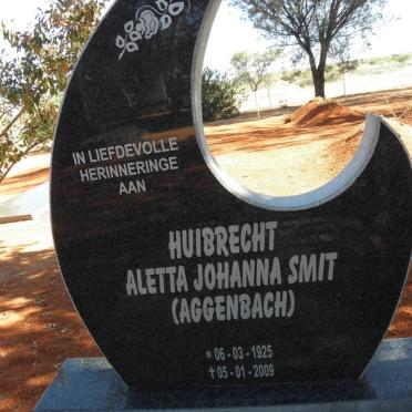 SMIT Aletta Johanna nee AGGENBACH1925-2009