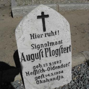 PLOGSTERT August 1883-1904
