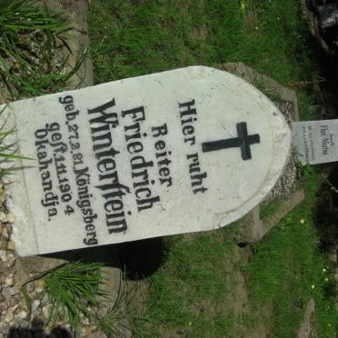 WINTERSTEIN Friedrich 1881-1904