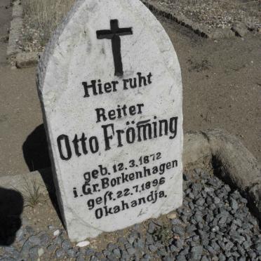 FRÖMING Otto 1872-1896