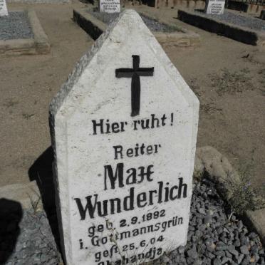 WUNDERLICH Max 1882-1904
