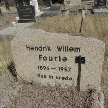 FOURIE Hendrik Willem 1896-1957