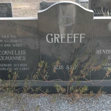 GREEFF Cornelius Johannes 1889-1967 &amp; Hendrina Johanna VILJOEN 1893-1974