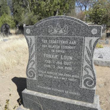 LOUW Frikkie 1927-1956